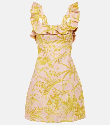 Robe Golden Ruffle en lin - Zimmermann - Modalova
