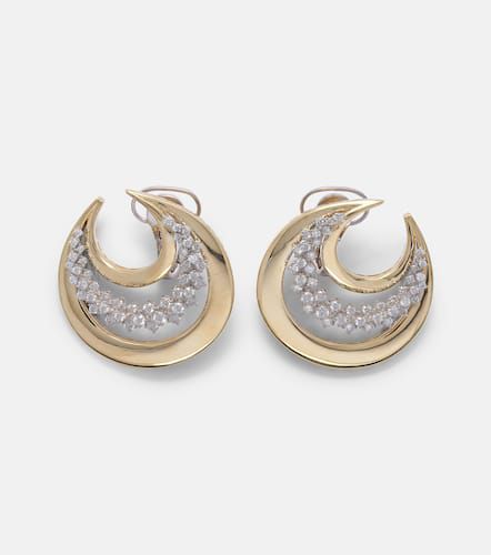 Boucles d'oreilles Golden Strada en or 18 ct et diamants - Yeprem - Modalova