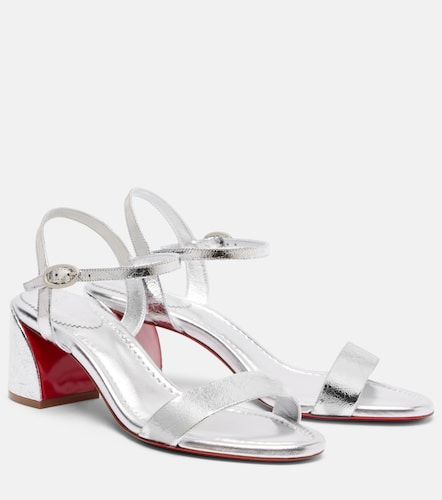 Sandales Miss Jane 55 en cuir métallisé - Christian Louboutin - Modalova