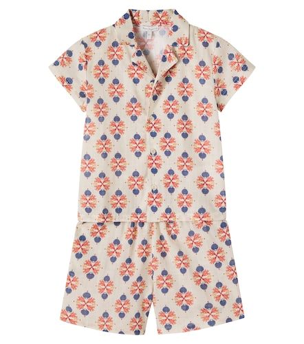 Ensemble chemise et short Coast imprimé en coton - Bebe Organic - Modalova