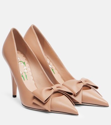 Escarpins Bowow 100 en cuir - Valentino Garavani - Modalova