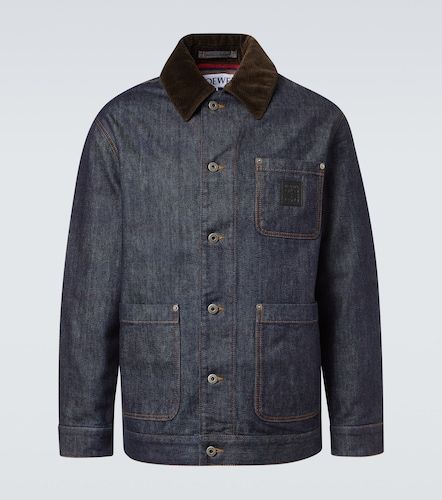 Veste en jean et velours côtelé - Loewe - Modalova