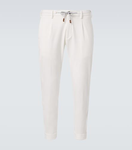 Pantalon ajusté en coton mélangé - Eleventy - Modalova