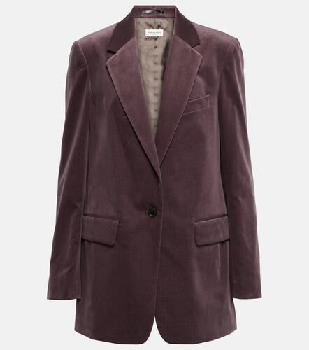 Blazer en velours de coton - Dries Van Noten - Modalova