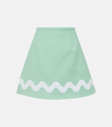 Mini-jupe taille haute en coton mélangé - Patou - Modalova