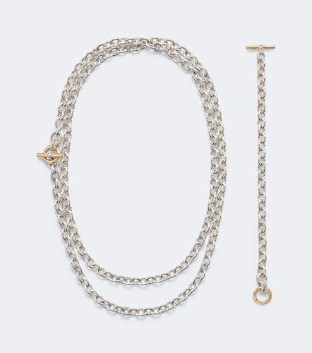 Collier DY Mercer® en argent sterling et or 18 ct avec diamants - David Yurman - Modalova