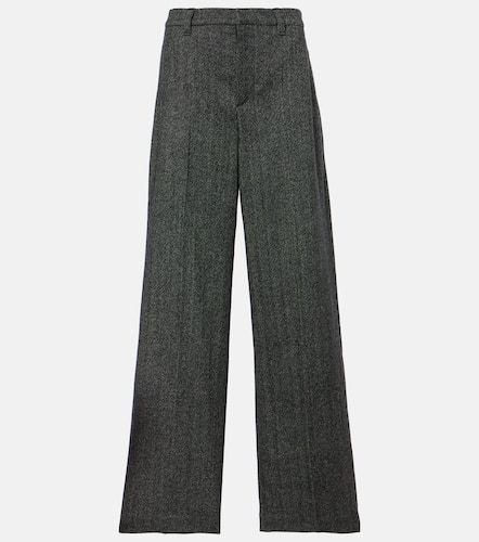 Pantalon ample en laine mélangée - Brunello Cucinelli - Modalova