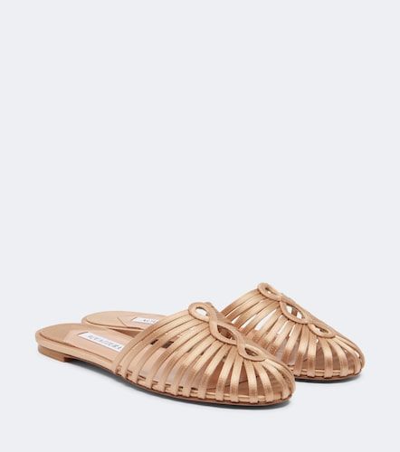 Mules Sweet Surrender en satin - Aquazzura - Modalova