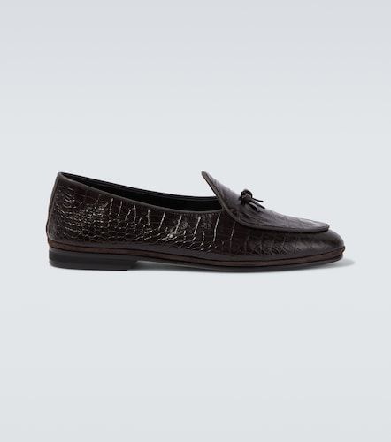 Mocassins Marfy en cuir embossé - Rubinacci - Modalova