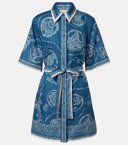 Alémais Robe chemise Lucky en lin à ceinture - Alemais - Modalova
