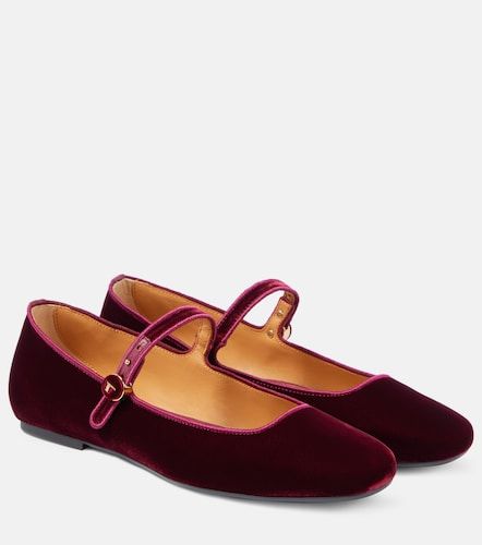 Ballerines Mary Jane en velours - Tod's - Modalova