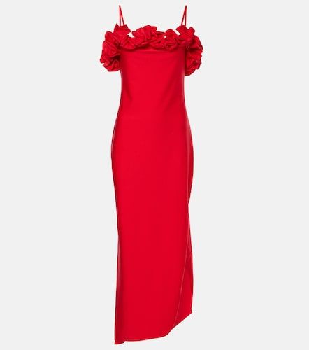 Robe en jersey à appliqués floraux - Coperni - Modalova