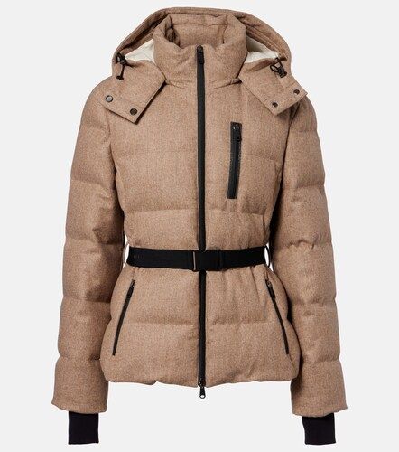 Veste doudoune en flanelle de laine vierge - Brunello Cucinelli - Modalova