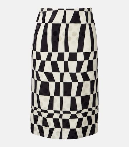 Jupe crayon imprimée - Dries Van Noten - Modalova