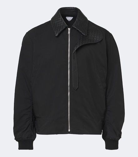 Blouson en sergé à détail Intrecciato - Bottega Veneta - Modalova