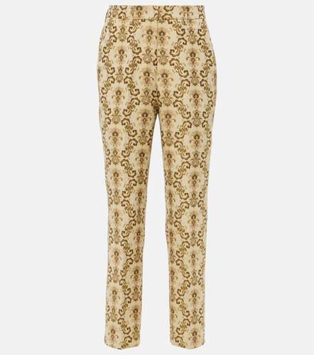 Pantalon slim à taille haute en jacquard - Etro - Modalova