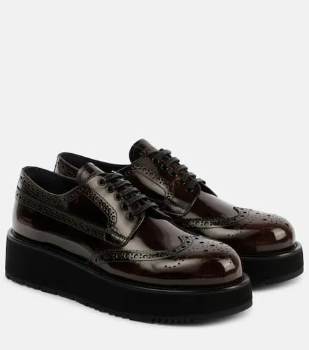 Prada Derbies en cuir - Prada - Modalova