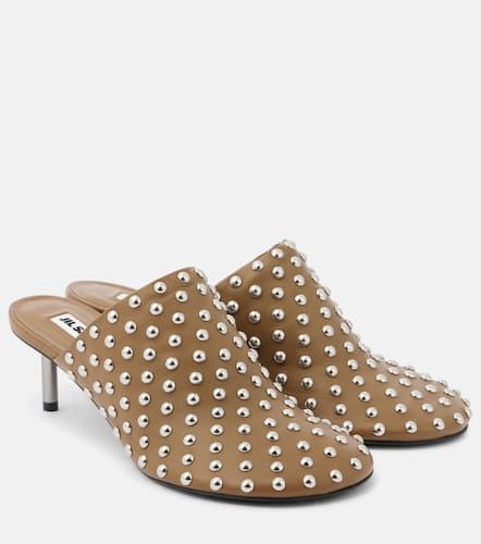 Mules en cuir  ornements - Jil Sander - Modalova