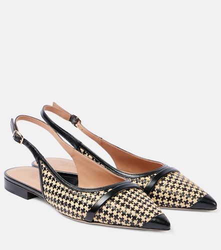 Ballerines Jama en raphia et cuir - Malone Souliers - Modalova