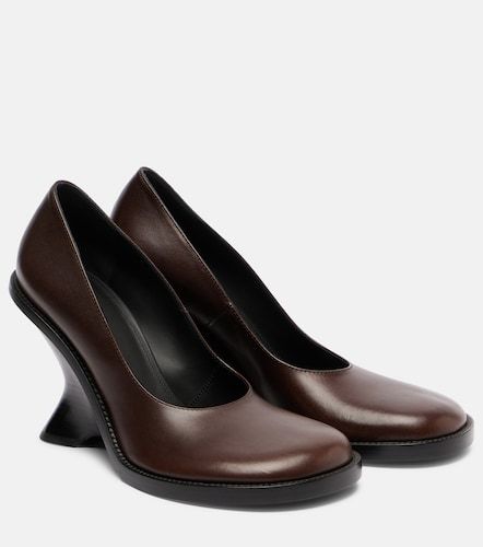 Escarpins compensées 95 en cuir - Dries Van Noten - Modalova