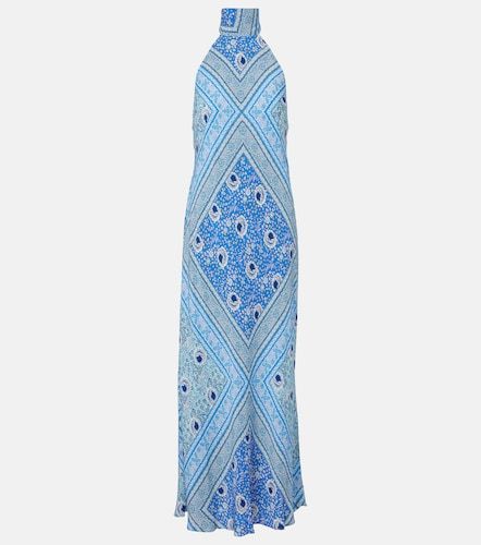 Robe longue Maura imprimée en satin - Rixo - Modalova