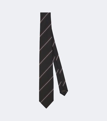 Cravate en jacquard de soie à rayures - Brioni - Modalova