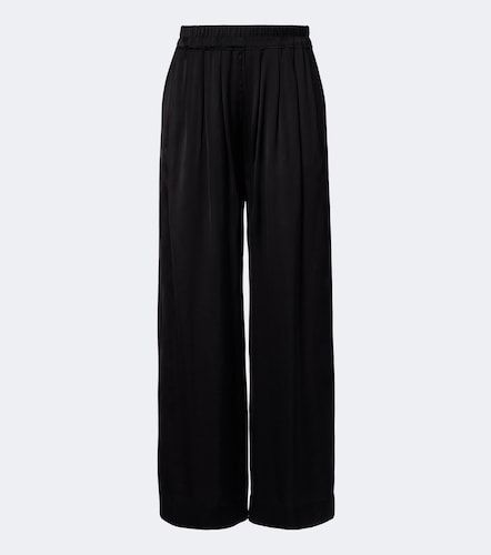 Pantalon ample Nolia en satin - Isabel Marant - Modalova