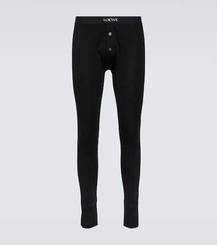 Loewe Legging en laine à logo - Loewe - Modalova