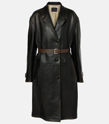 Prada Manteau en cuir - Prada - Modalova