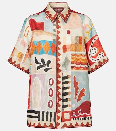Alémais x LRNCE – Chemise Michelle imprimée en lin - Alemais - Modalova