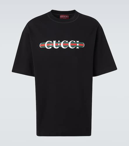 Gucci T-shirt en coton à logo - Gucci - Modalova