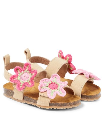 PèPè Sandales en daim à fleurs - PePe - Modalova