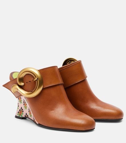 Etro Mules compensées en cuir - Etro - Modalova