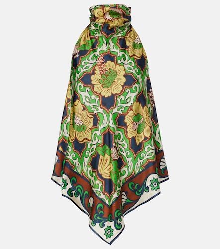 Alémais Top Liana imprimé en satin de soie - Alemais - Modalova