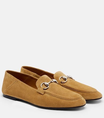 Mocassins Jordaan Horsebit en daim - Gucci - Modalova