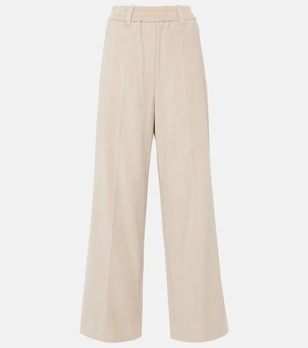 Pantalon ample en velours côtelé de coton - Brunello Cucinelli - Modalova