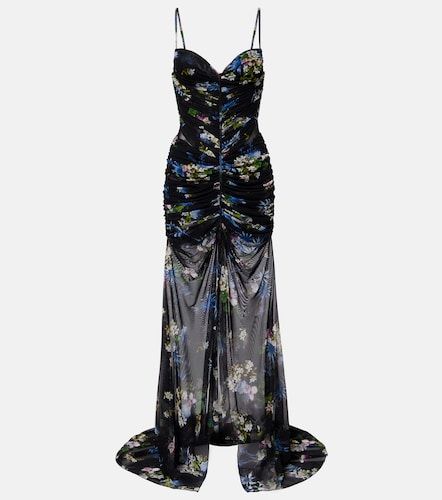 Blumarine Robe longue à fleurs - Blumarine - Modalova