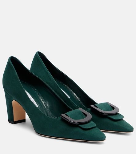 Escarpins Beti 70 en daim - Manolo Blahnik - Modalova