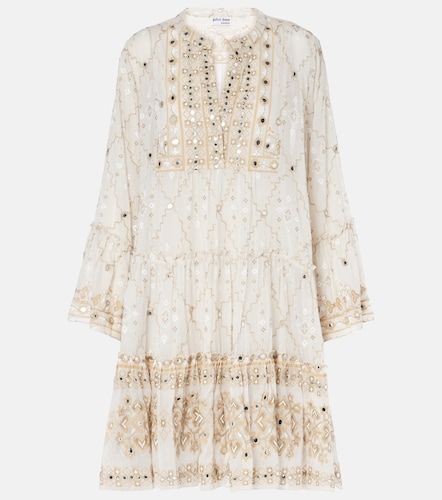 Robe Mosaic en coton à imprimé - Juliet Dunn - Modalova