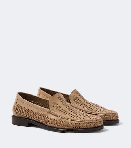 Mocassins en cuir tressé - Brunello Cucinelli - Modalova