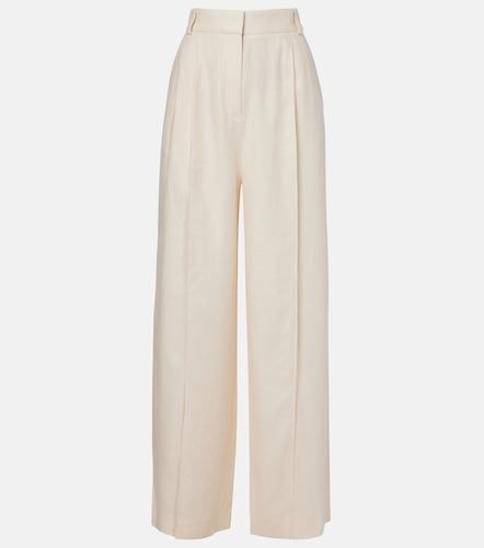 Pantalon ample Lodger en lin et laine - Loro Piana - Modalova