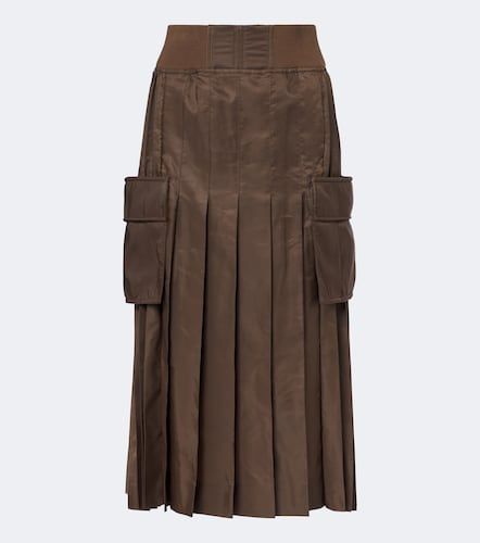 Sacai Jupe midi en sergé - Sacai - Modalova