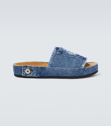 Loewe Mules Anagram en jean - Loewe - Modalova