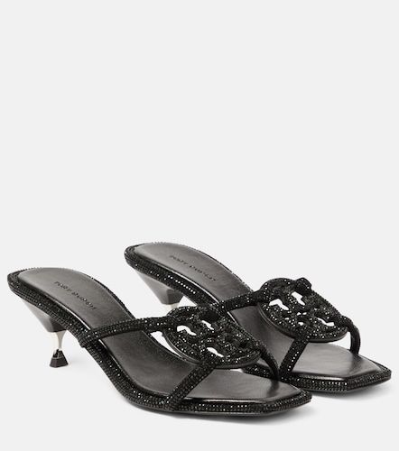 Sandales Geo Bombe Miller en daim - Tory Burch - Modalova