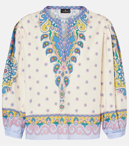 Etro Top imprimé en coton - Etro - Modalova