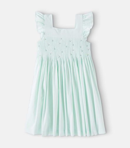 Robe Fiona brodée en coton - Bonpoint - Modalova