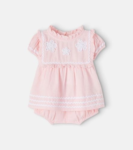 Bébé – Set robe et culotte bloomer Lucy en coton et lin - Bebe Organic - Modalova