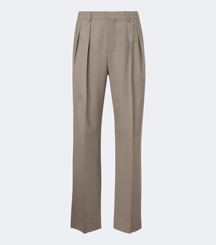 Pantalon droit en laine et mohair - Saint Laurent - Modalova