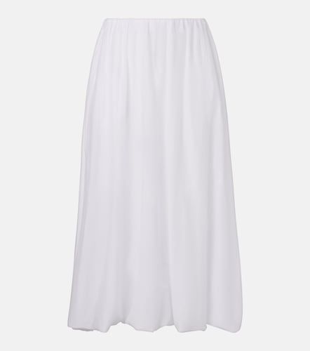 Jupe longue Ines en voile de coton et soie - Velvet - Modalova