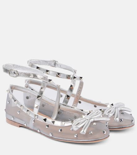 Ballerines Rockstud en résille - Valentino Garavani - Modalova